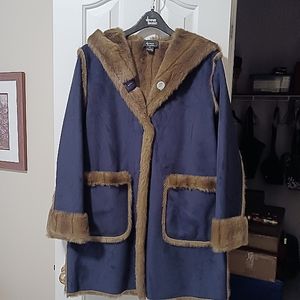 Dennis Basso Faux Fur Coat XS